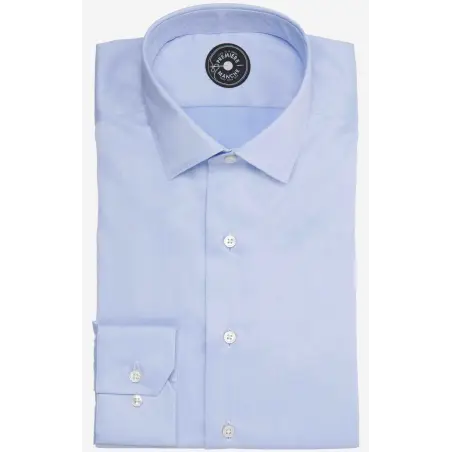 Chemise bleue non froissable Home