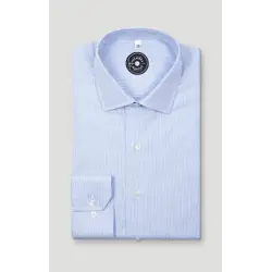 Chemise oxford bleu pied de poule Chemises Hommes