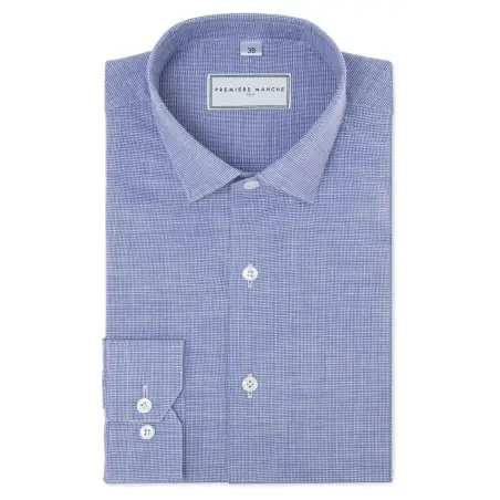 Blue faux-uni chambray