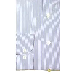 Small blue striped shirt
