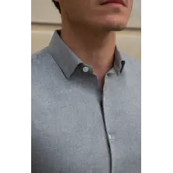 Light blue flannel shirt