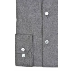 Chemise flanelle grise Chemises Hommes