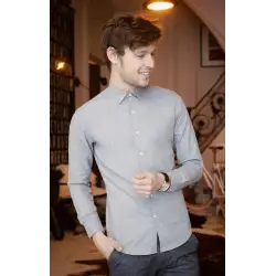 Light blue flannel shirt