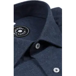 Dark blue flannel shirt