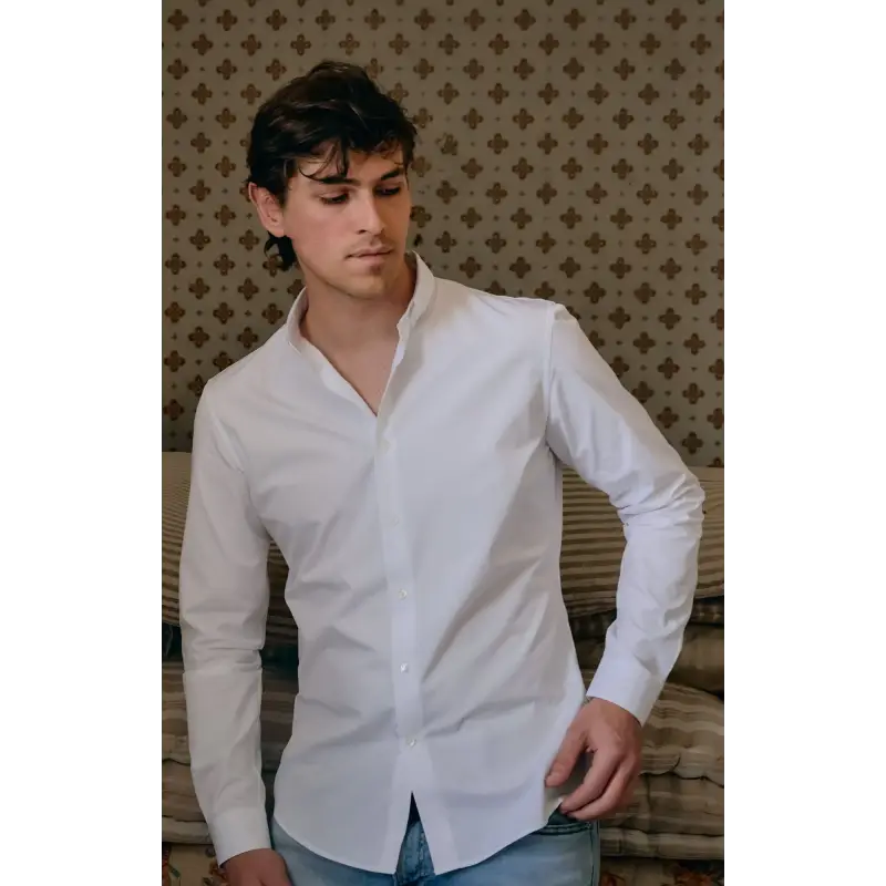 Chemise blanche 100% coton Supima bio