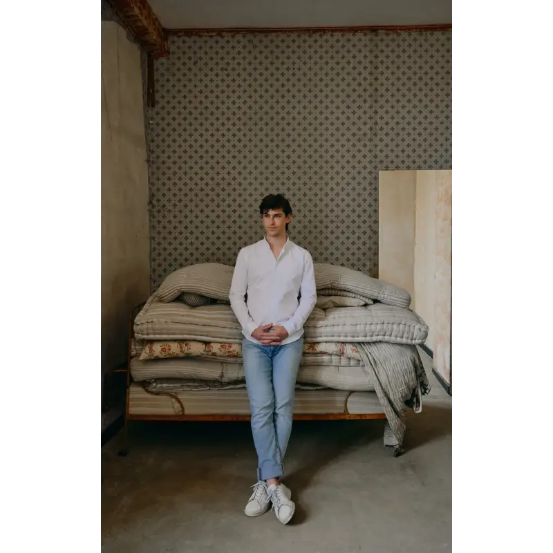 White shirt 100% organic Supima cotton