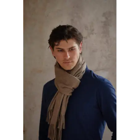 Evan scarf - Beige cashmere