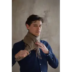 Evan scarf - Beige cashmere