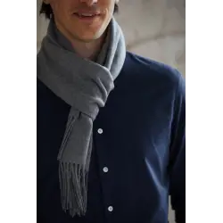 Evan scarf - Mottled gray