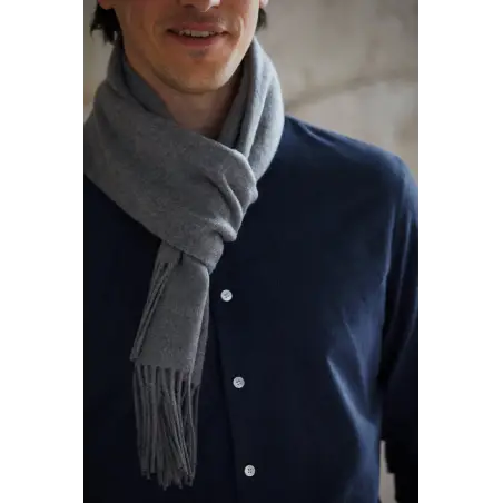 Evan scarf - Mottled gray