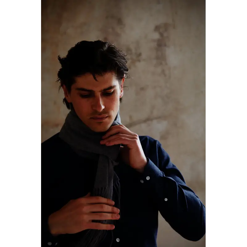 Evan scarf - Mottled gray