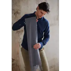 Evan scarf - Mottled gray