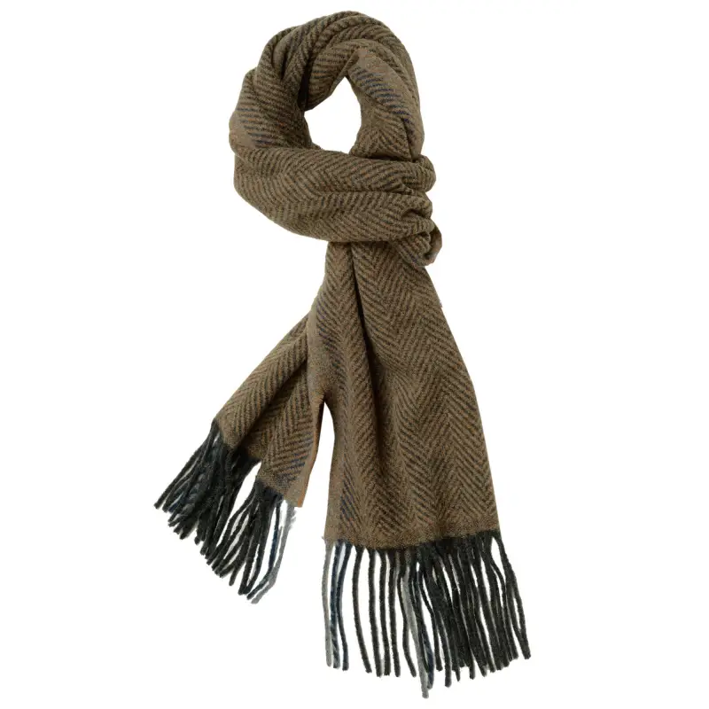 Echarpe Tom - chevrons bruns