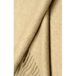 Echarpe Evan - cachemire beige uni