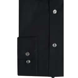 black poplin shirt men