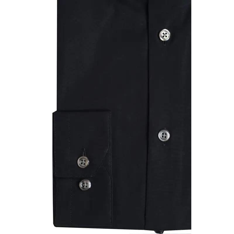 black poplin shirt men