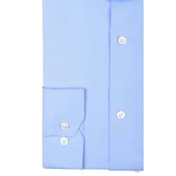 Chemise popeline bleu