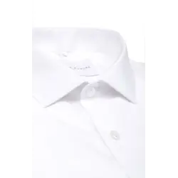 Col chemise blanche popeline