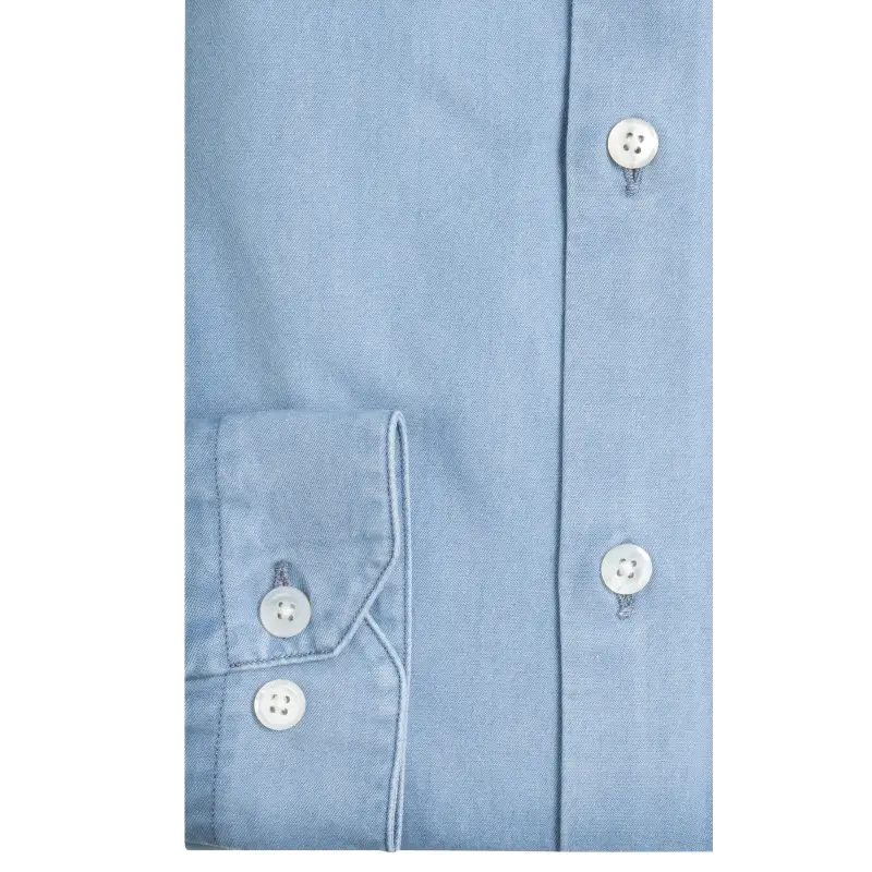 Light blue denim casual shirt