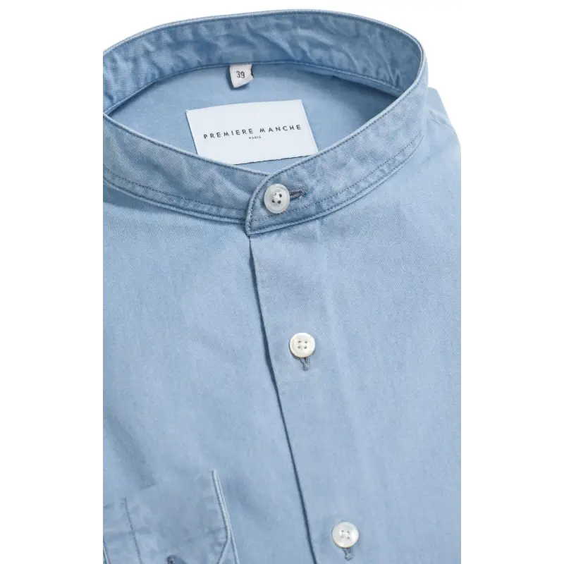 Light blue denim casual shirt
